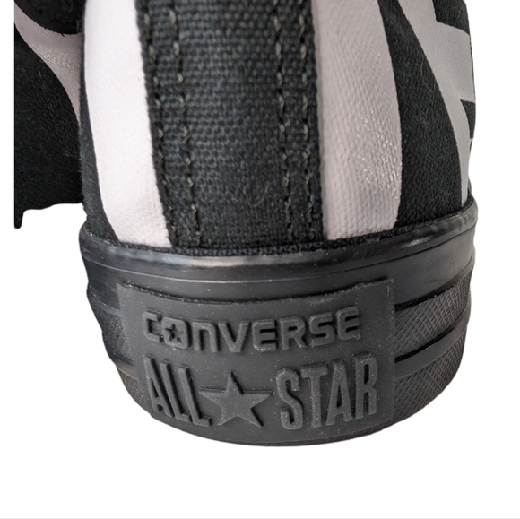 Converse Chuck Taylor All Star Hi Spellout Black White Unisex NEW M 5.5 W 7.5 - Picture 6 of 10